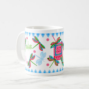 Dragonflies and Lilies Mug 2