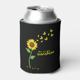Dragonflies and Sunflower You Are My Sunshine (1) Can Cooler