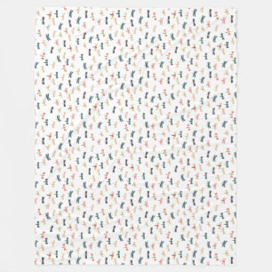 Dragonflies by Origami Prints Fleece Blanket