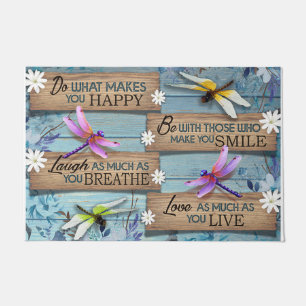 Dragonflies Colourful Mat, Garden House Doormat