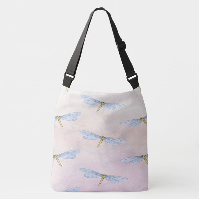 Dragonflies Crossbody Bag (Front)