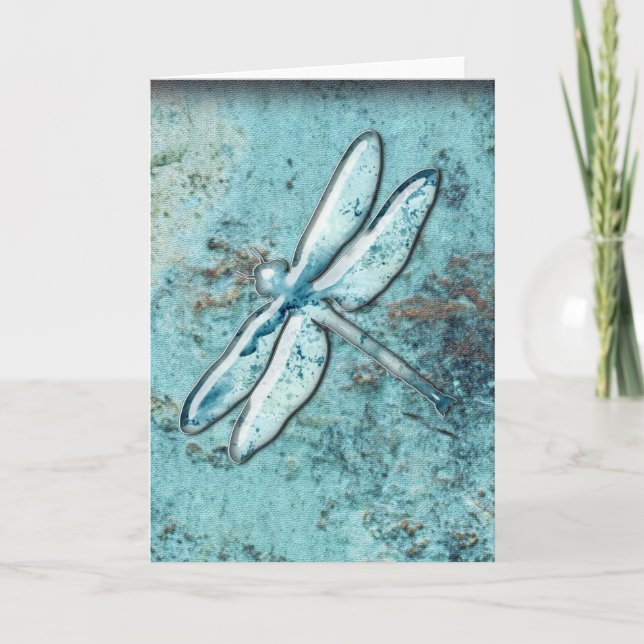 Dragonflies, Damselflies & Flowers Greeting Cards (Front)