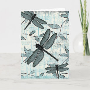 Dragonflies, Damselflies & Flowers  Greeting Cards