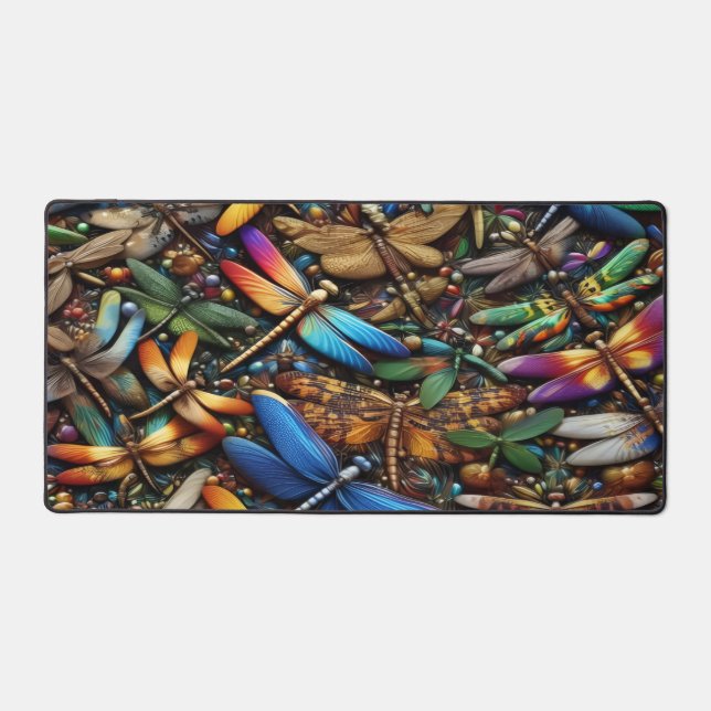 Dragonflies Desk Mat (Front)