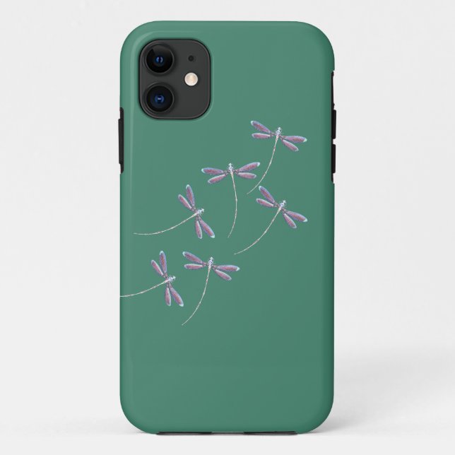 Dragonflies in flight Case-Mate iPhone case (Back)
