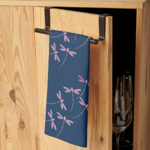 Dragonflies in flight towel