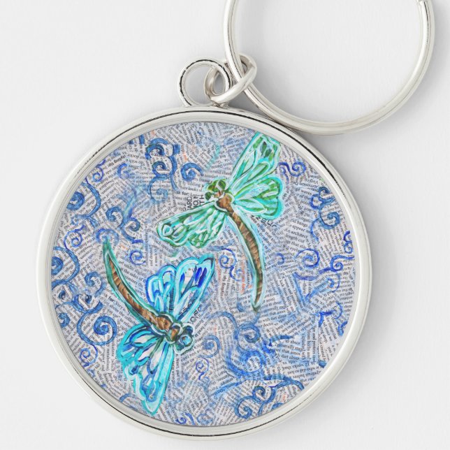 Dragonflies Key Ring (Front)