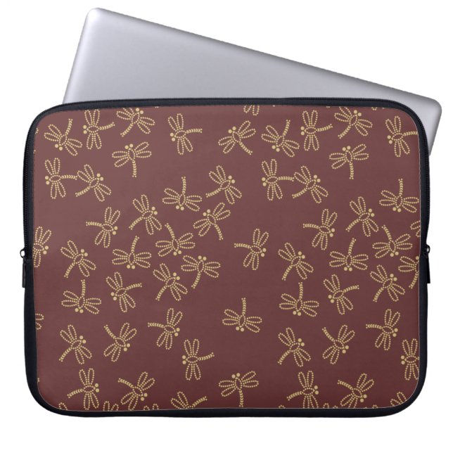 dragonflies laptop sleeve (Front)