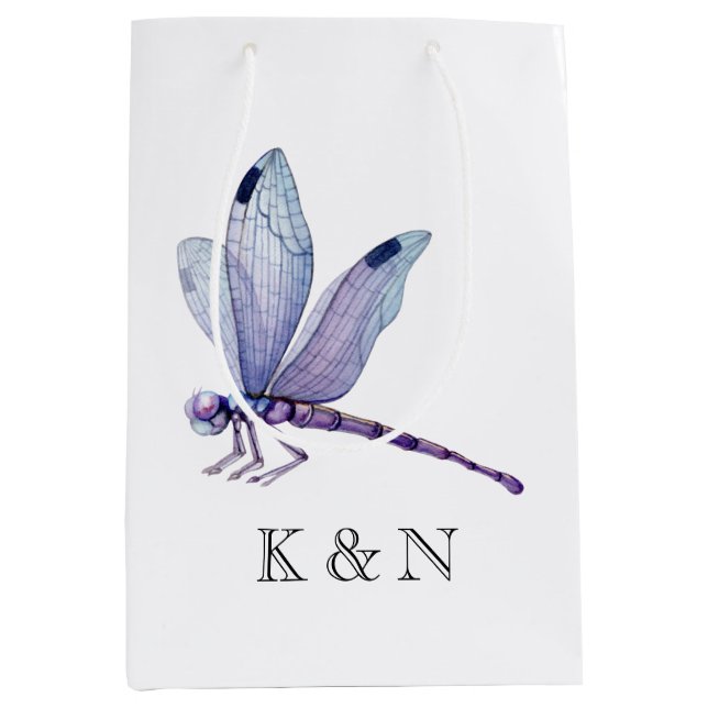 Dragonflies Medium Gift Bag (Front)