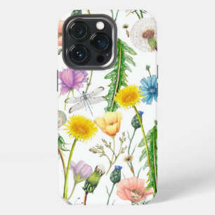 Dragonflies on Wildflowers iPhone 13 Pro Case