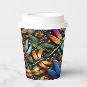Dragonflies Paper Cups