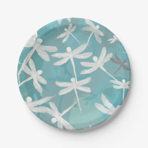 Dragonflies Paper Plates