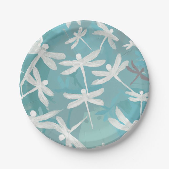 Dragonflies Paper Plates (Front)
