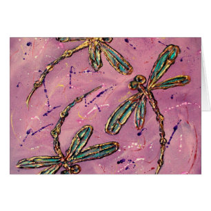 Dragonflies Pink Fizz