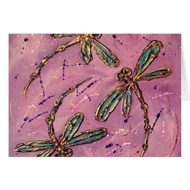 Dragonflies Pink Fizz (Front Horizontal)