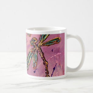 Dragonflies Pink Fizz Coffee Mug