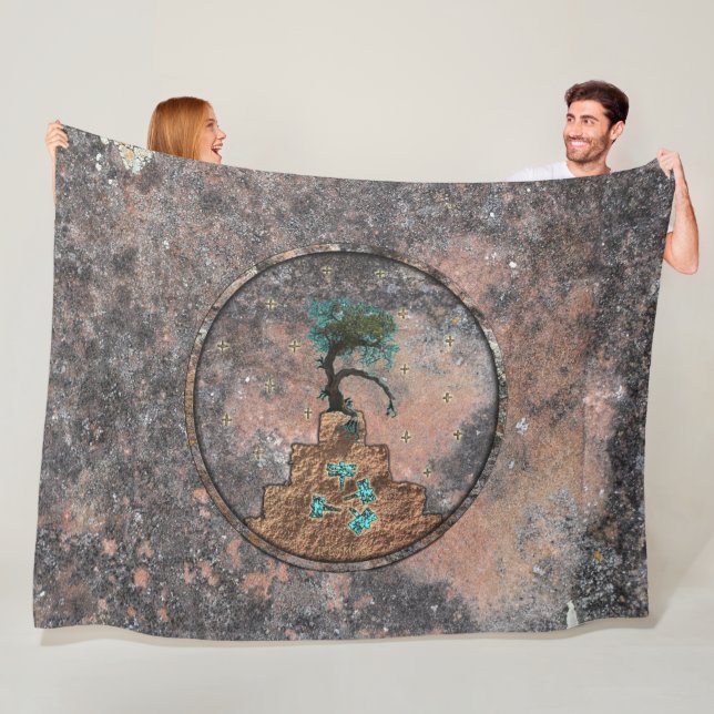 Dragonflies playing on the mountain. fleece blanket (In Situ)