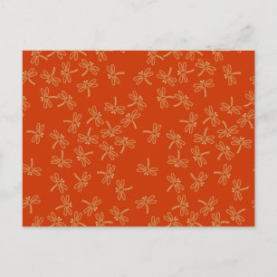 dragonflies postcard