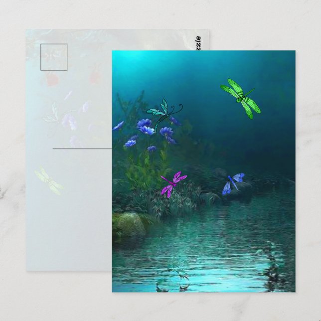 Dragonflies Postcard (Front/Back)