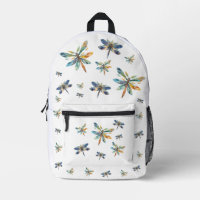 Dragonflies Print Cut Sew Bag