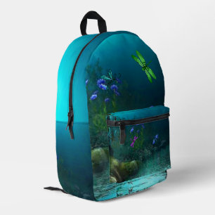 Dragonflies Printed Backpack