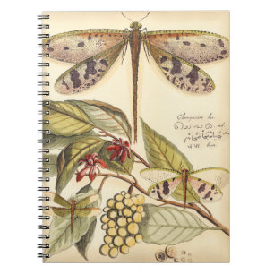 Dragonflies with Leaves and Fruit Notebook