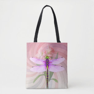 Dragonfly 1960’s Theme Tote Bag