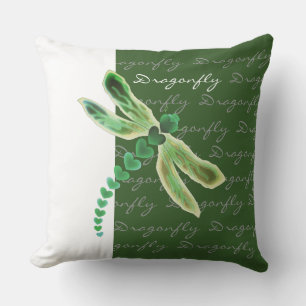 Dragonfly 20"x20" Throw Pillow