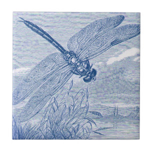 Dragonfly 2 ceramic tile