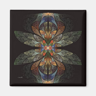 Dragonfly Abstract Magnet