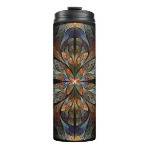 Dragonfly Abstract Thermal Tumbler