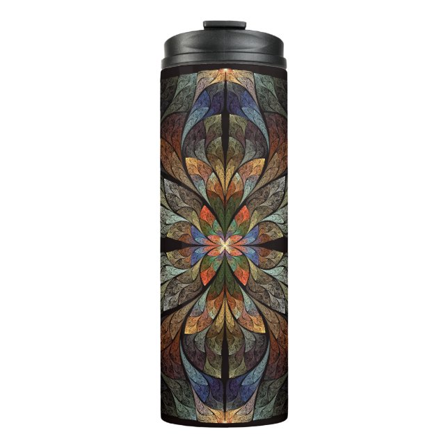 Dragonfly Abstract Thermal Tumbler (Front)