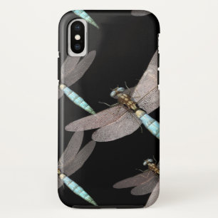 Dragonfly Air Force on Black iPhone X Case