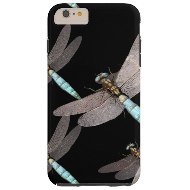Dragonfly Air Force on Black Case-Mate iPhone Case (Back)