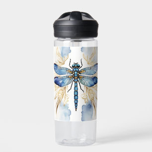Dragonfly Alcohol Ink Water Bottle