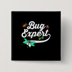 Dragonfly And Bug Expert 15 Cm Square Badge