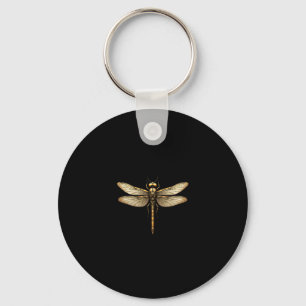 Dragonfly Animal Art Graphic Dragonfly (1) Key Ring