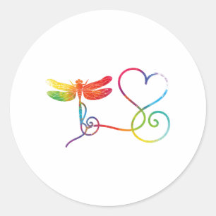 Dragonfly Animal Classic Round Sticker