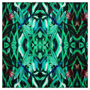 Dragonfly Aqua Fabric