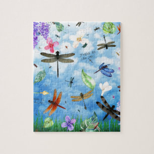 dragonfly art nola kelsey jigsaw puzzle
