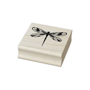 Dragonfly Art Rubber Stamp