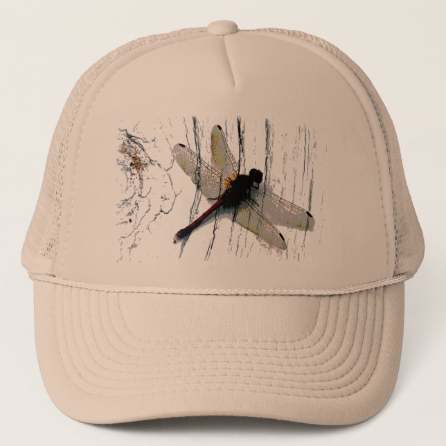 Dragonfly Art Trucker Hat (Front)