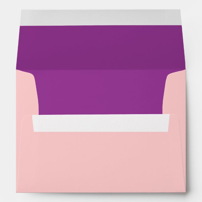 DRAGONFLY Bat Mitzvah Invitation Matching Envelope (Back (Bottom))