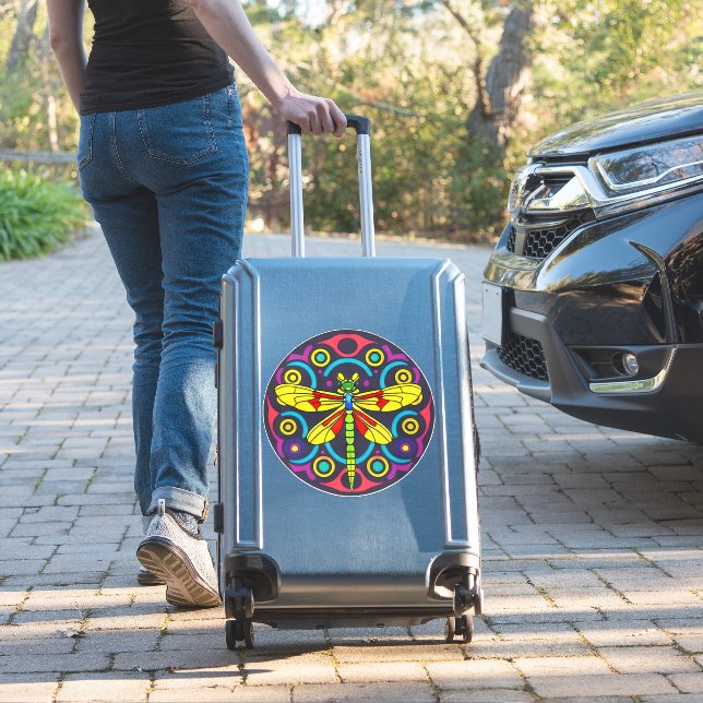 Dragonfly Beautiful, colourful, and ornate        (Suitcase Insitu)