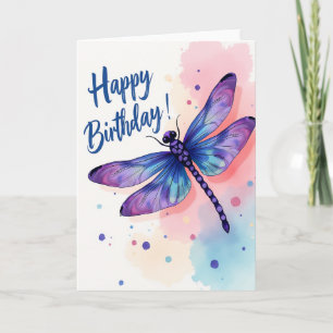 Dragonfly Birthday Card