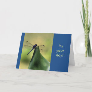Dragonfly birthday card