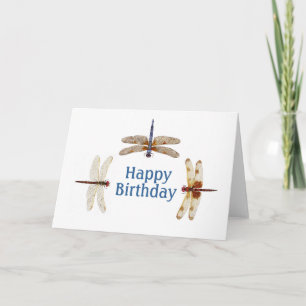 Dragonfly Birthday Card. Card