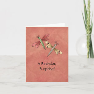 Dragonfly Birthday Invitation