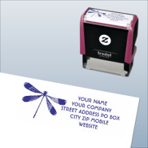 dragonfly Blue Business Personal Address 