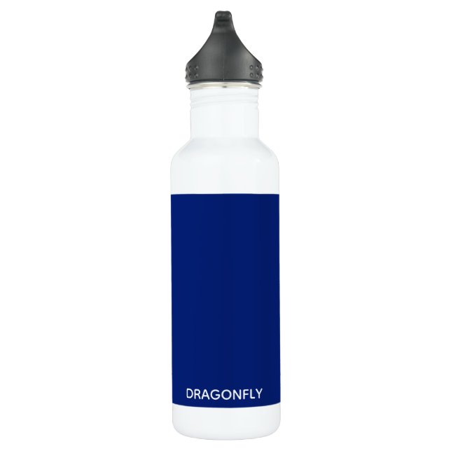 Dragonfly blue colour name 710 ml water bottle (Right)